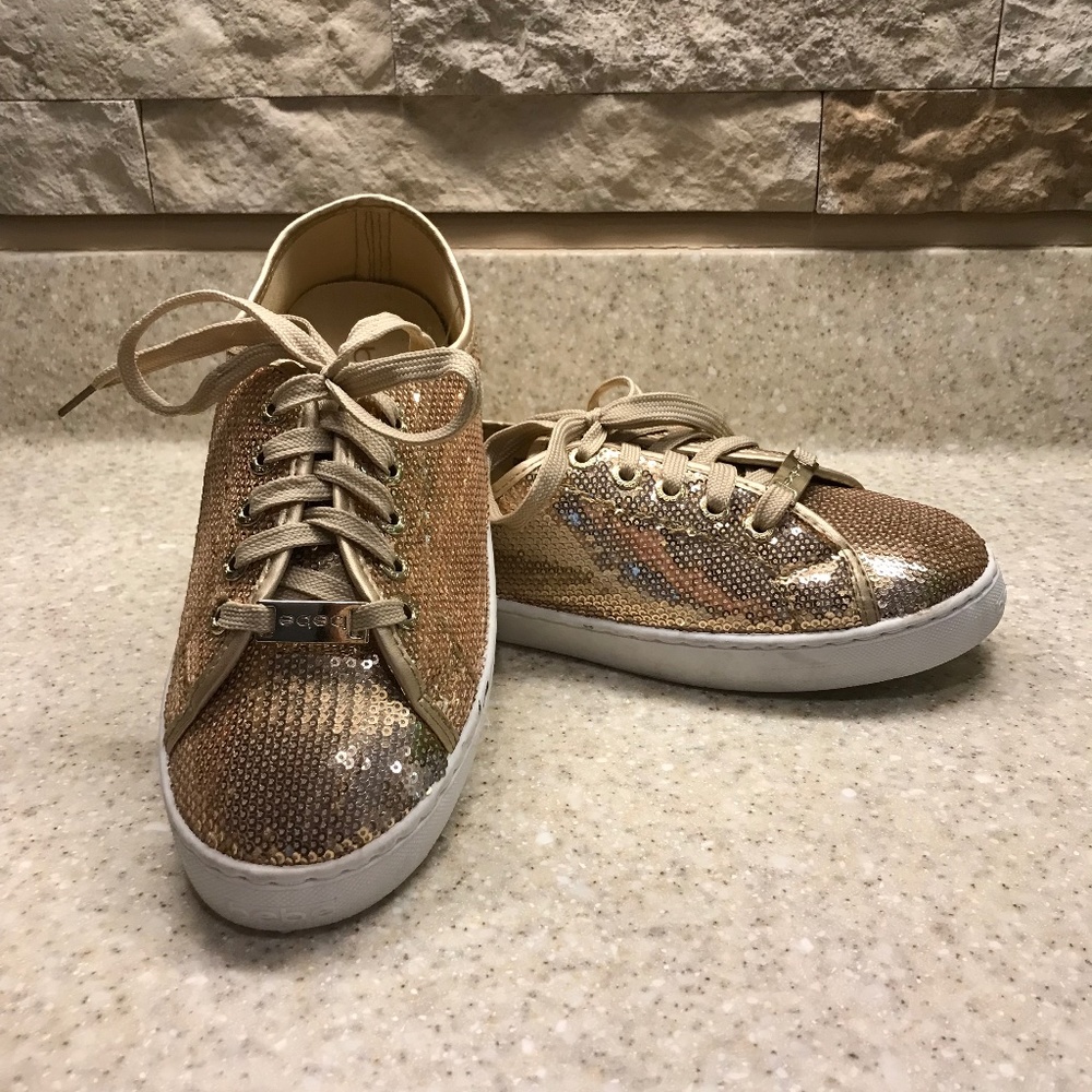 Bebe sport sequin sneakers